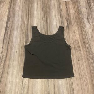 Amazon gray crop top